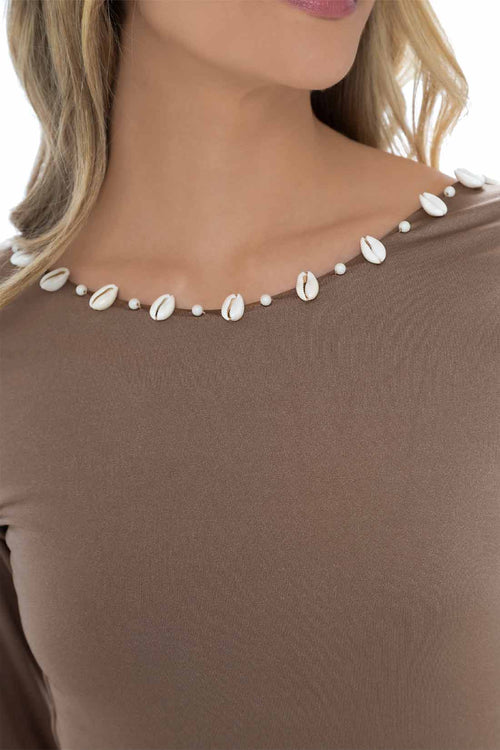 Milonga Glam Mocha One Piece front detail