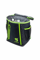 Gecko Black/Neon Green Opticool Backpack Cooler open