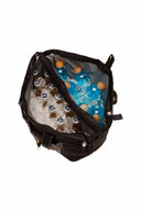 Gecko Black/Grey 2 Compartment Tote Cooler open