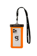 Gecko Orange Waterproof Large Phone Dry Bag back