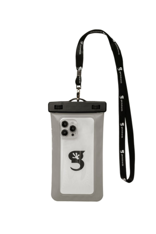 Gecko Grey Waterproof Large Phone Dry Bag back