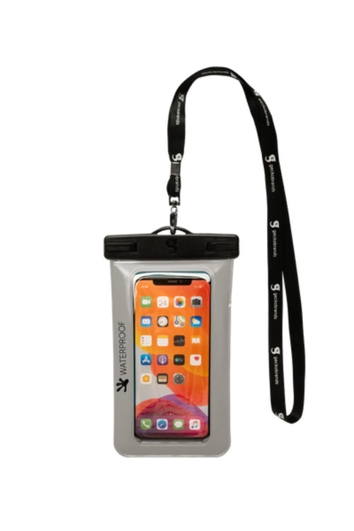 Gecko Grey Waterproof Large Phone Dry Bag