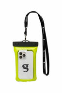 Gecko Neon Green Float Phone Dry Bag back