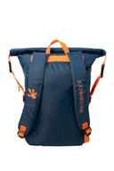 Gecko Navy/Orange Waterproof Lightweight 30L Backpack back