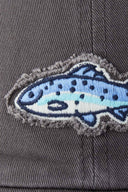Life is Good Good Catch Tattered Chill Cap detail
