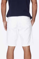 White Chino Shorts back