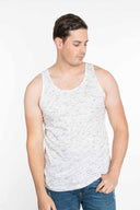 White Slub Tank Top