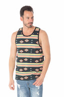 Aztec Print Tank Top