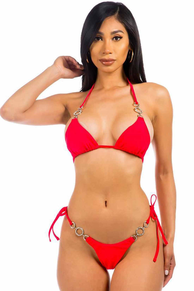 Annie Red Bikini Set