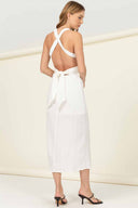 Alex White Cutouts Midi Dress back