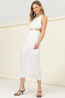 Alex White Cutouts Midi Dress side
