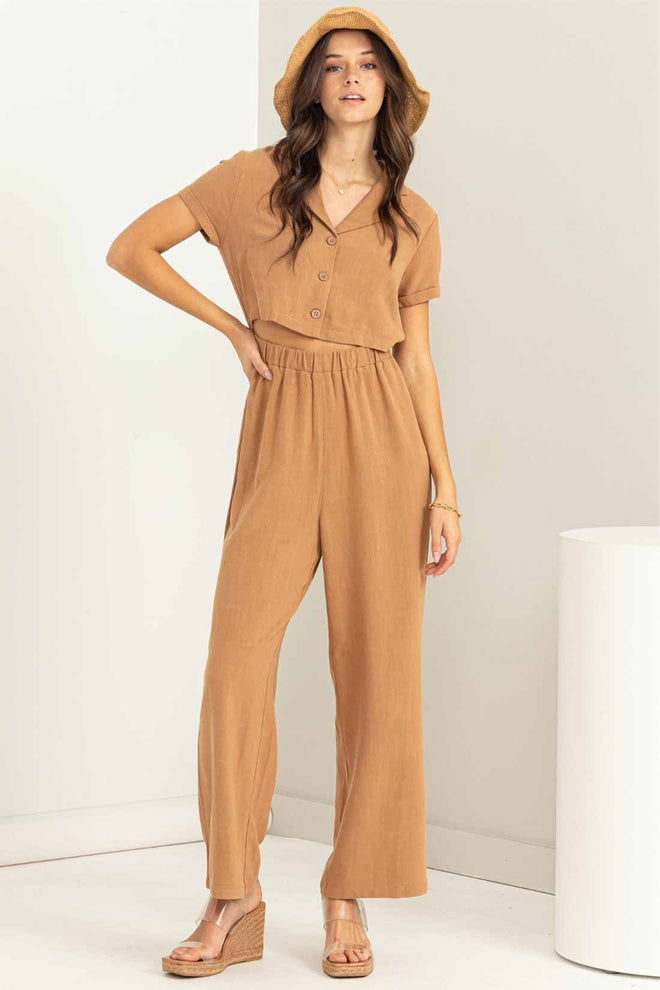 Alana Brown Jumpsuit