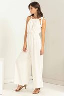 Paula White Halter Jumpsuit side