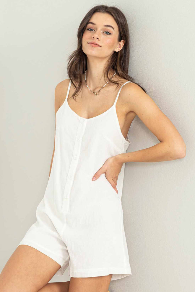 Marina White Romper