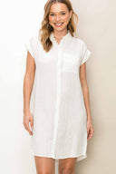 Wendy White Mini Dress
