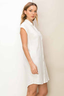Wendy White Mini Dress side