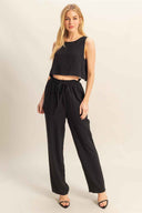 Black Pants Set