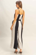 Striped Jumpsuit back