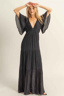 Black Flowy Maxi Dress