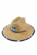 Flower Print Straw Hat