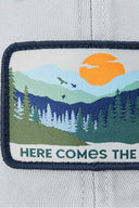 Life is Good Here Comes the Sun Soft Mesh Back Cap zoom