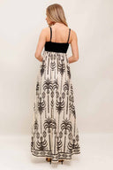 Palm Paradise Maxi Dress back