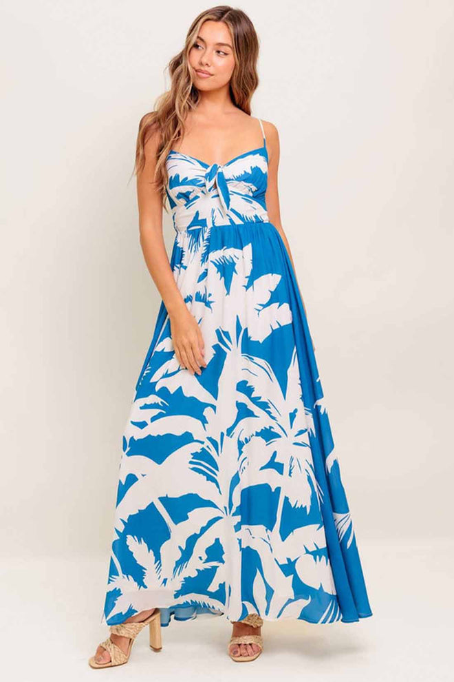 Slow Mornings Navy Maxi Dress