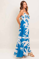 Slow Mornings Navy Maxi Dress side