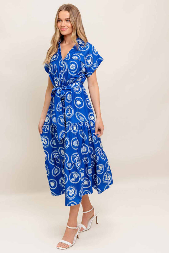 Greek Isle Midi Dress side