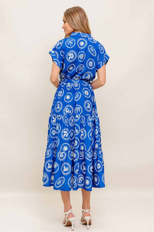 Greek Isle Midi Dress back