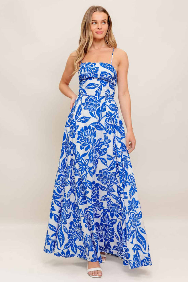 Blue Seaside Maxi Dress