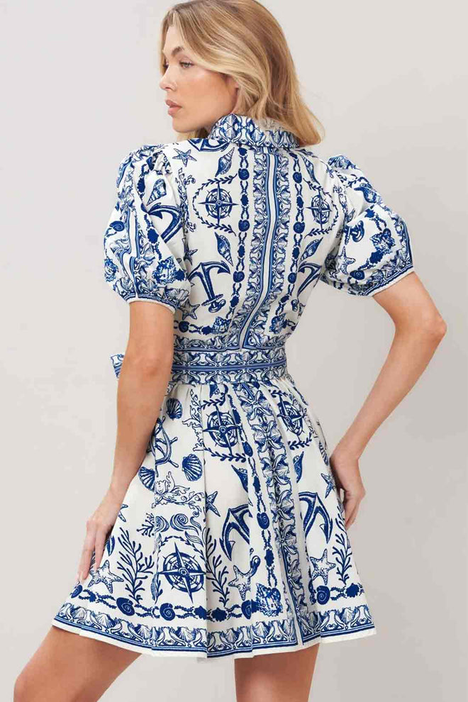 Marine Mini Dress back