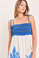 Palm Escape Printed Maxi Dress details