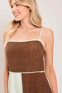 Color Blocked Midi Dress detail