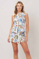 Summer Atelier Vest Skort Set front