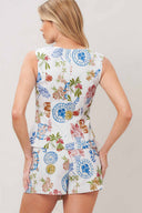 Summer Atelier Vest Skort Set back