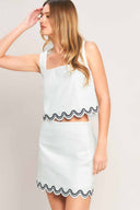 Urban Wave Mini Skirt Set side
