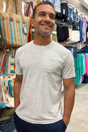 Grey Terry Cloth T Shirt front