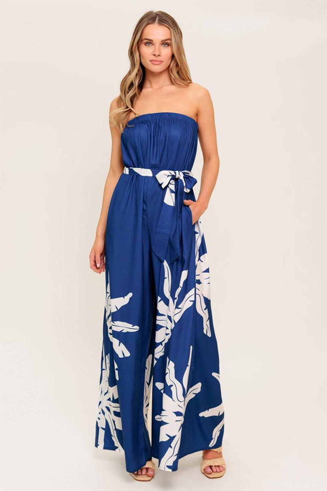 Serene Navy Jumpsuit