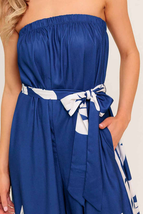 Serene Navy Jumpsuit details