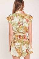 Earthy Paradise Romper back