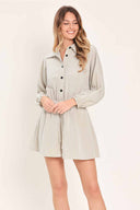 Stone Woven Romper