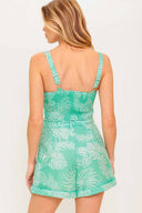 Mint Woven Shorts Set back