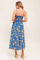 Blue Meadow Midi Skirt Set back