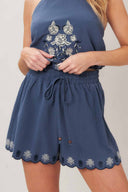 Moonlit Flora Shorts Set details