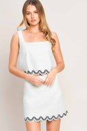 Urban Wave Mini Skirt Set