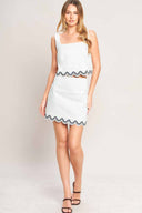 Urban Wave Mini Skirt Set front