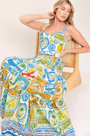 Sicilian Summer Maxi Skirt Set
