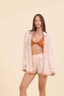 Sunset Stamp Shorts Set