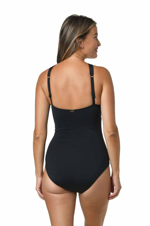 Jantzen Marion Black One Piece back